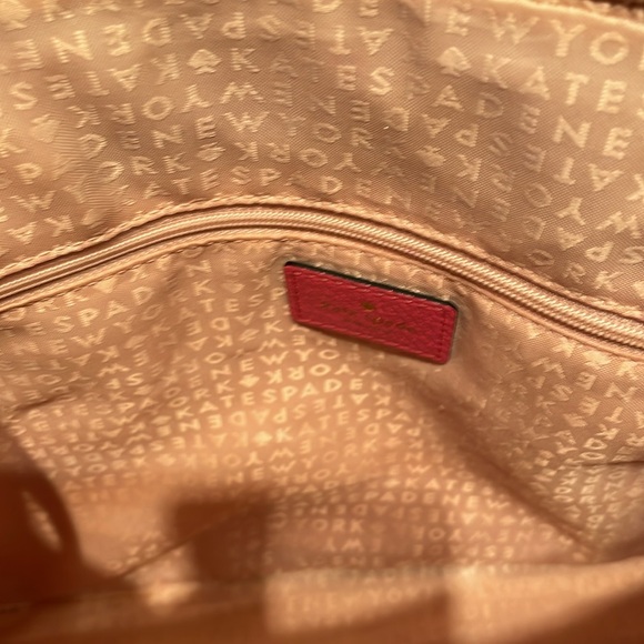 Kate Spade Sadie Pink Pebbled Leather Satchel/Crossbody Bag - Picture 10 of 11